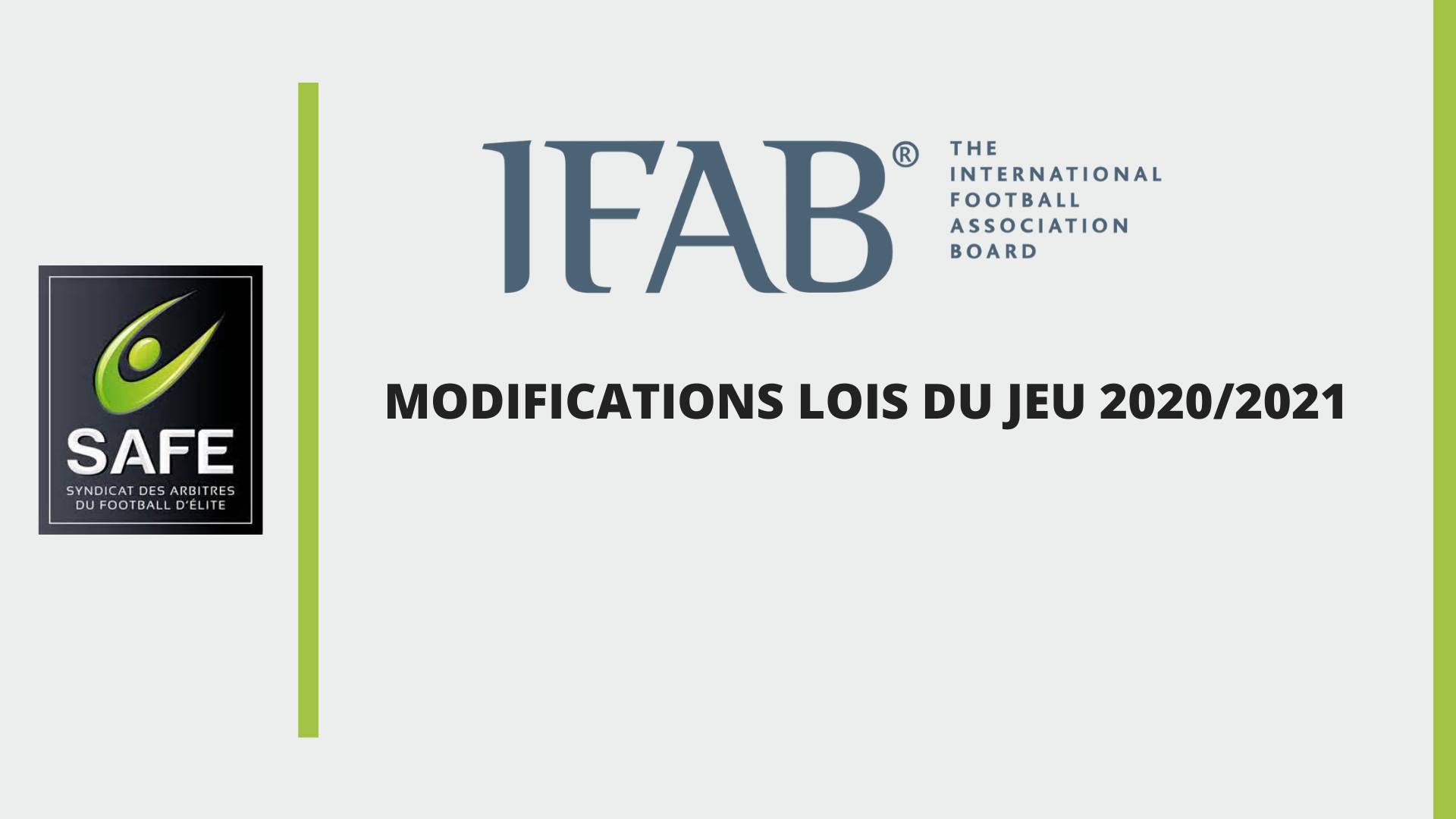 Lois du Jeu