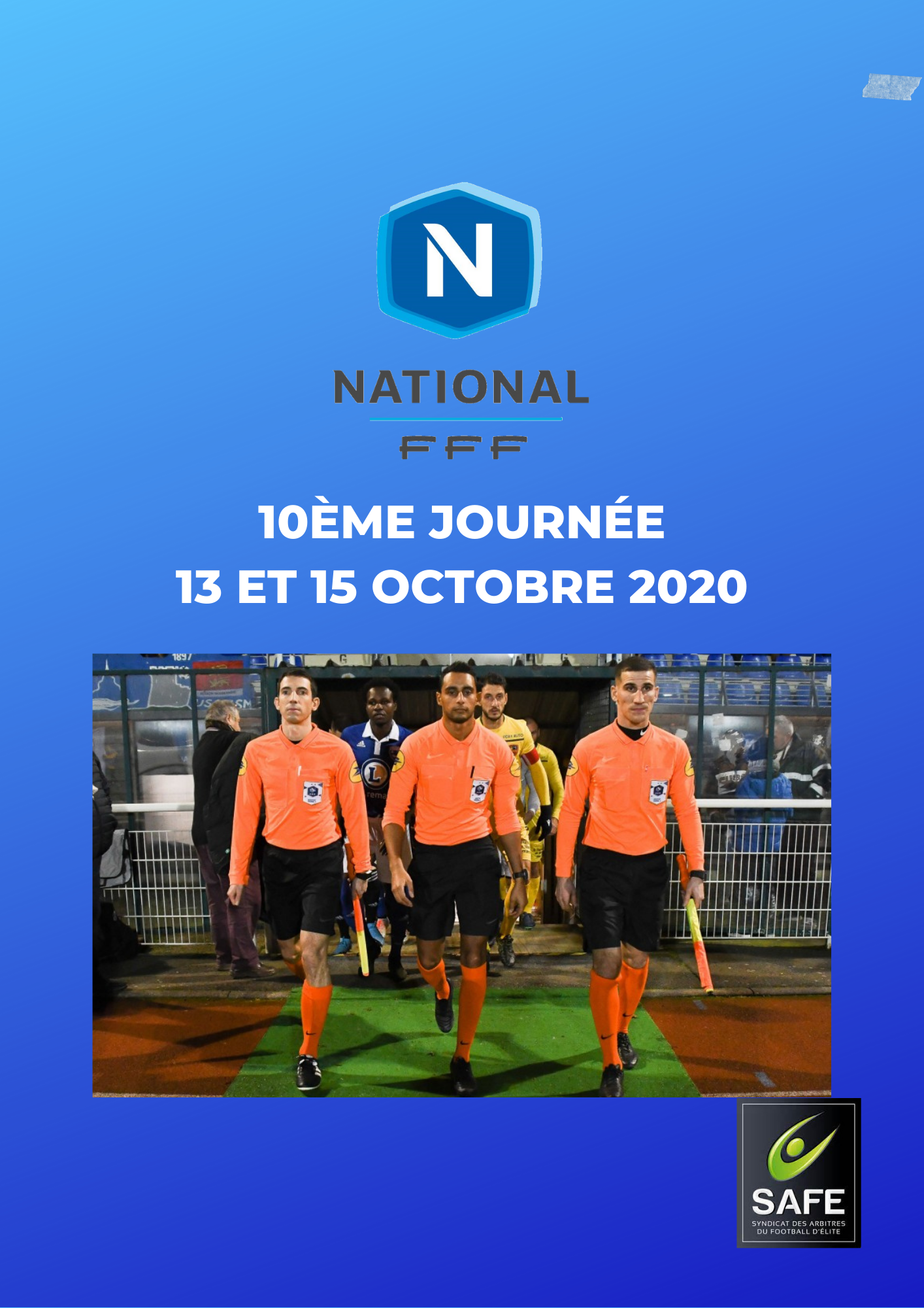 Désignations 10ème journée de National