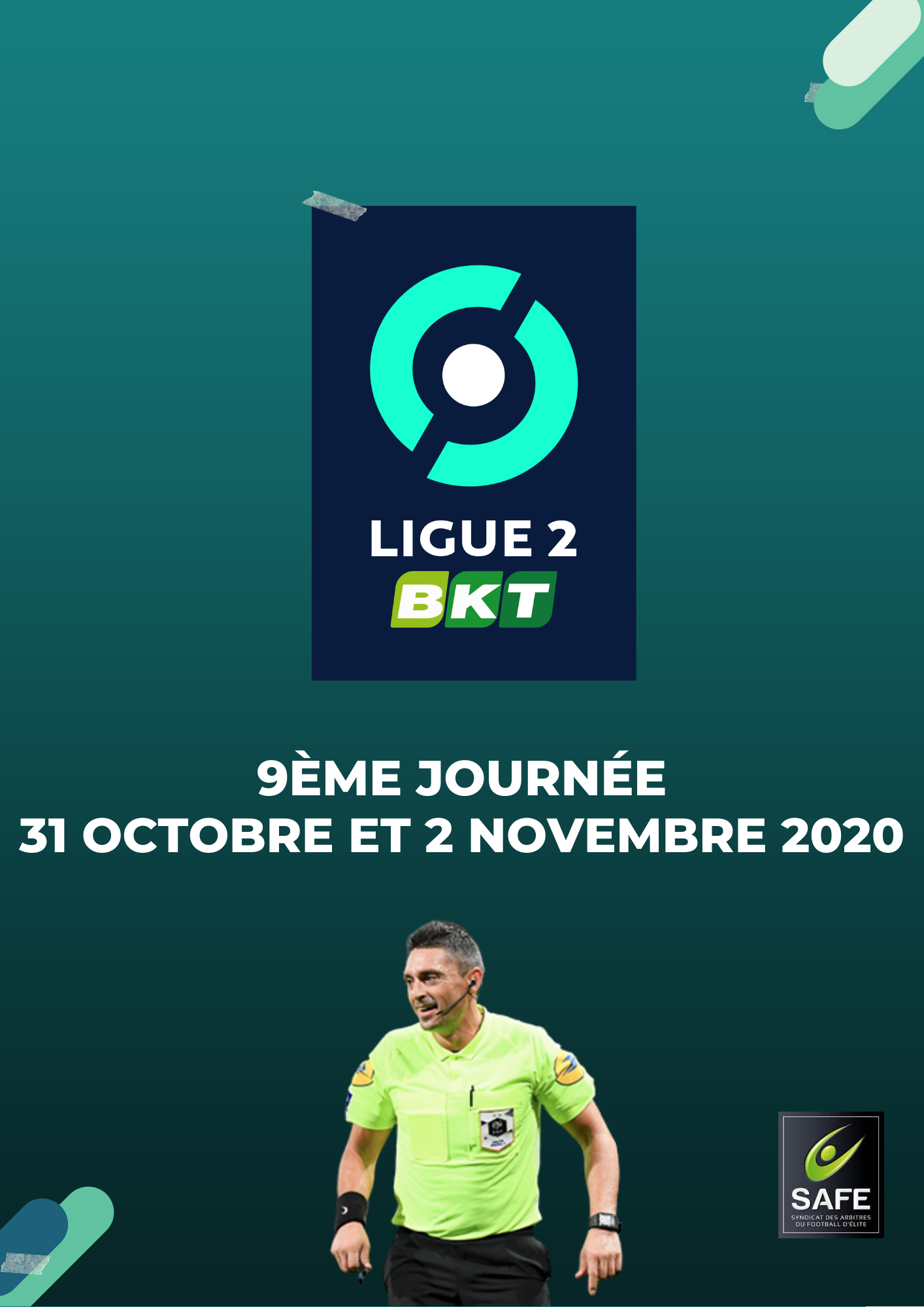 Désignations 9ème journée de Ligue 2