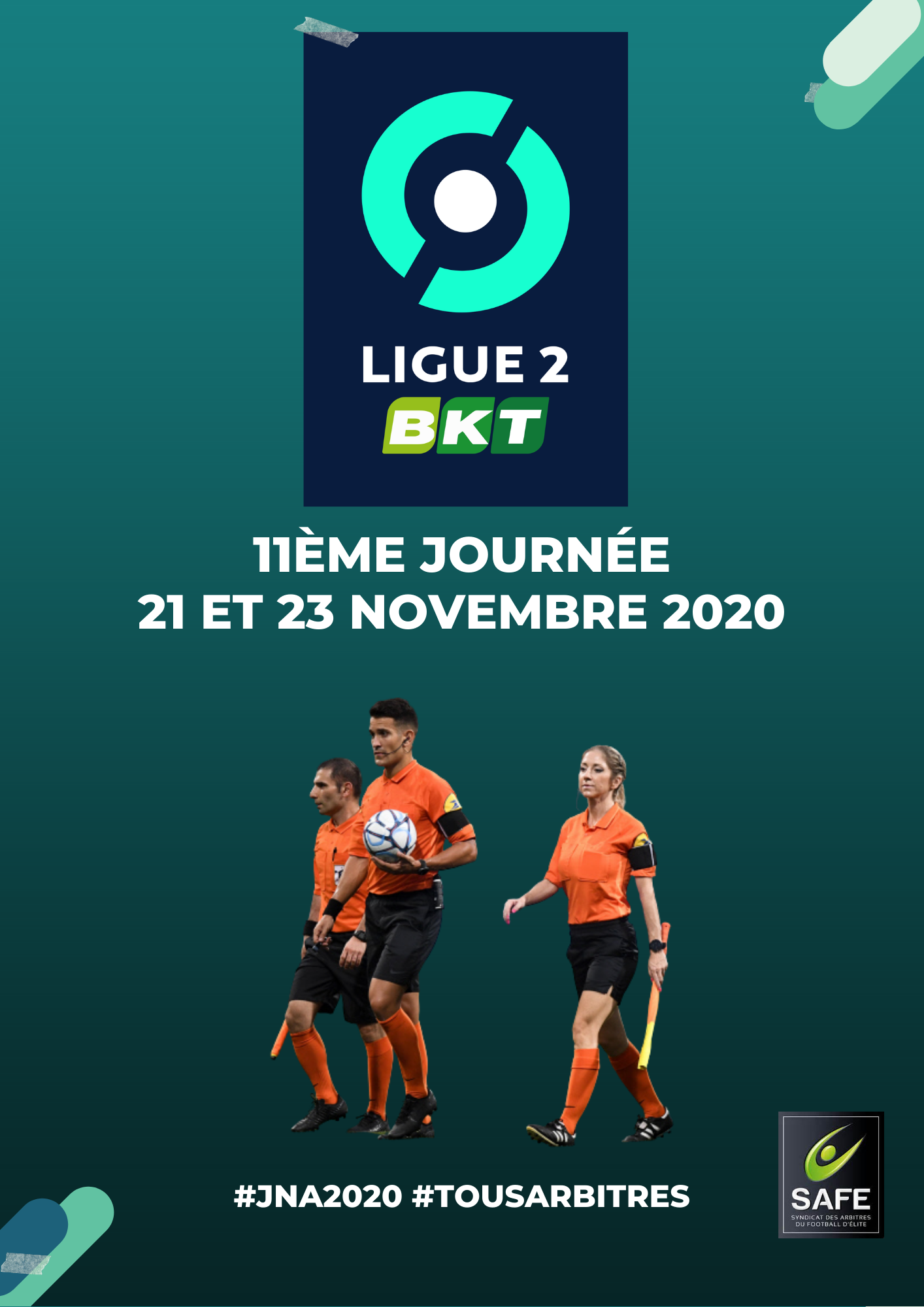 Désignations 11ème journée de Ligue 2