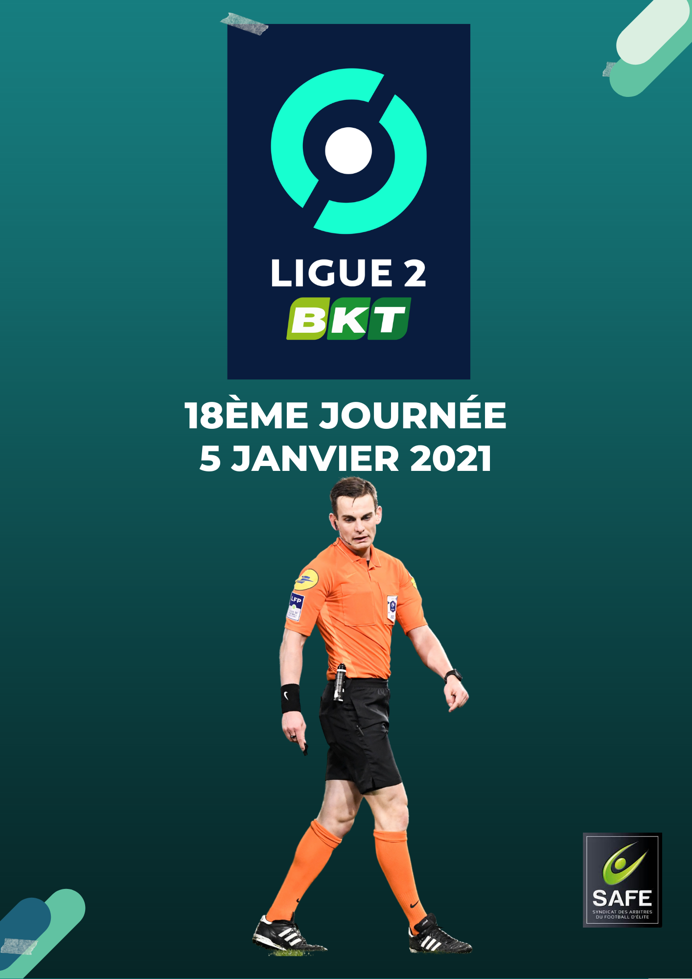 Désignations 18ème journée de Ligue 2