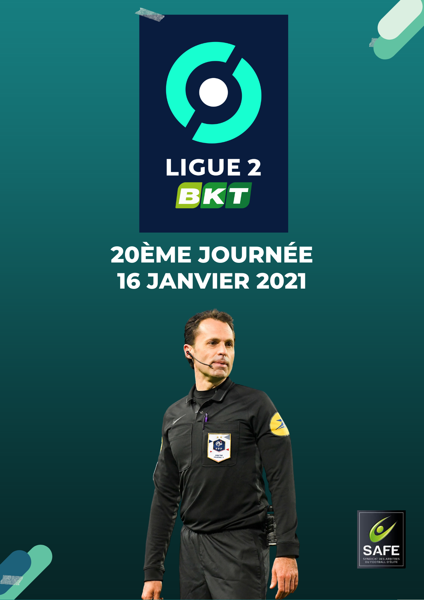 Désignations 20ème journée de Ligue 2