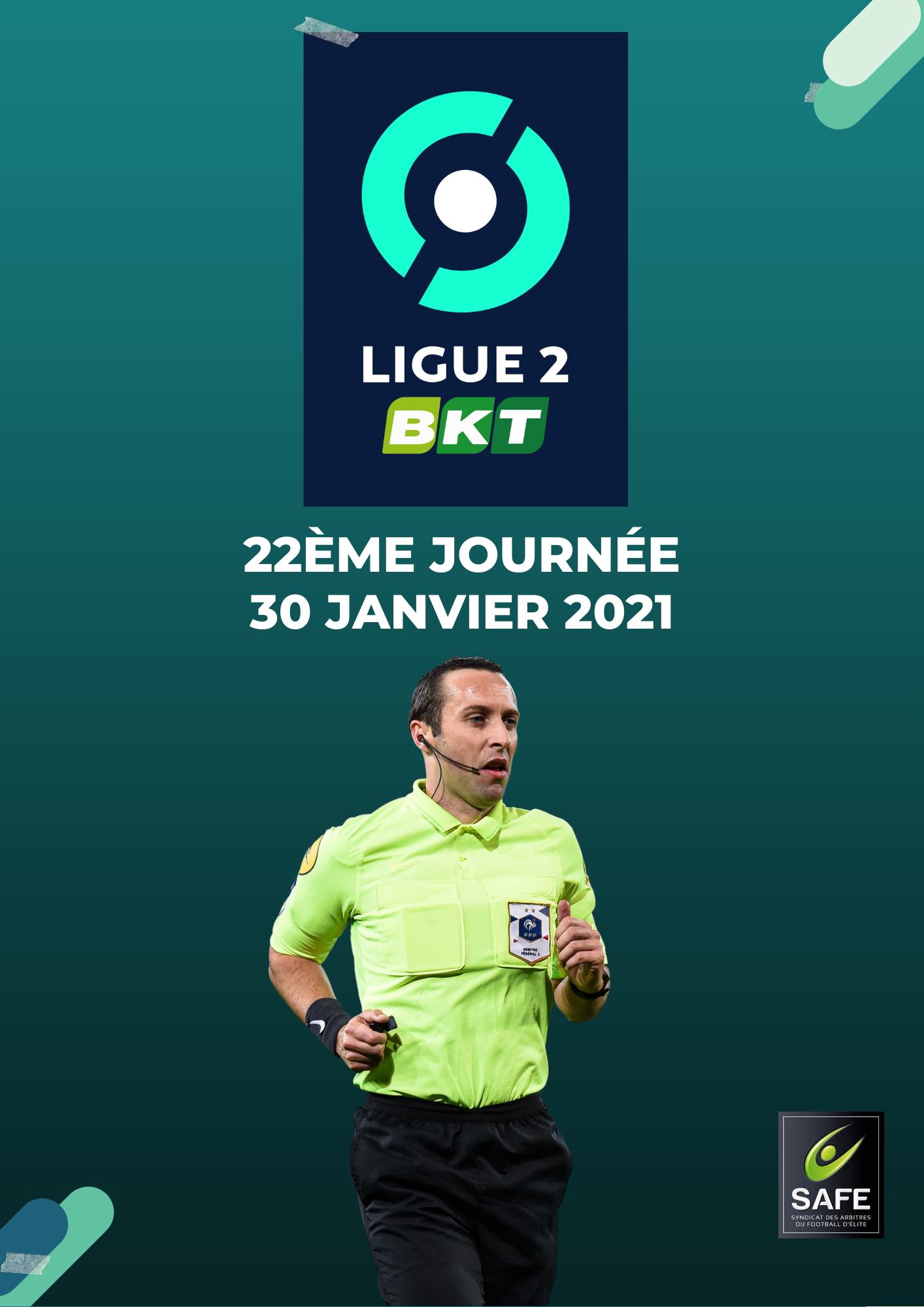 Désignations 22ème journée de Ligue 2