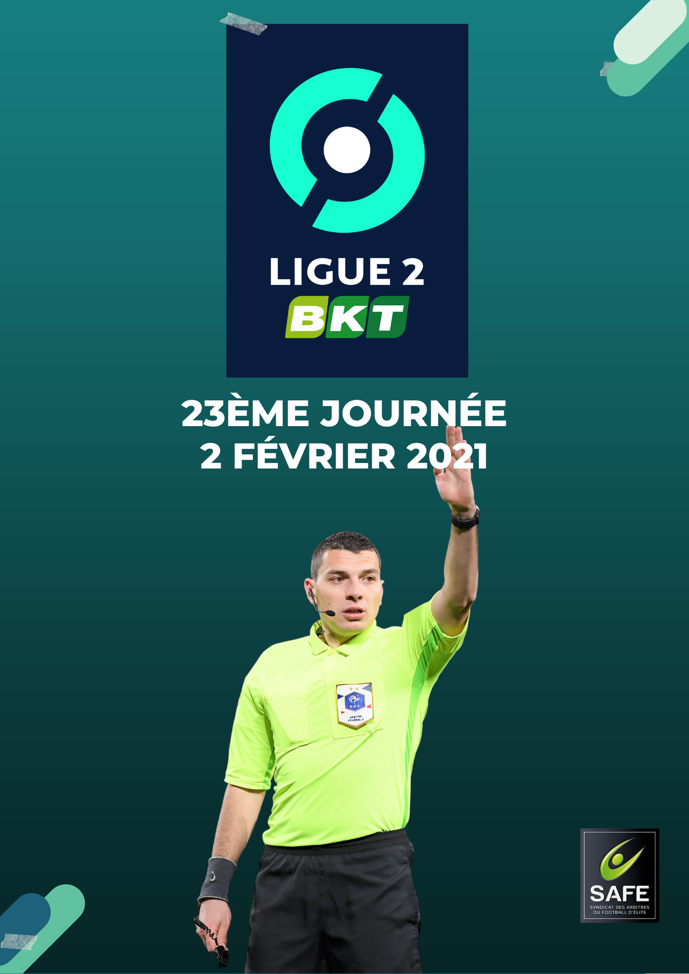 Désignations 23ème journée de Ligue 2