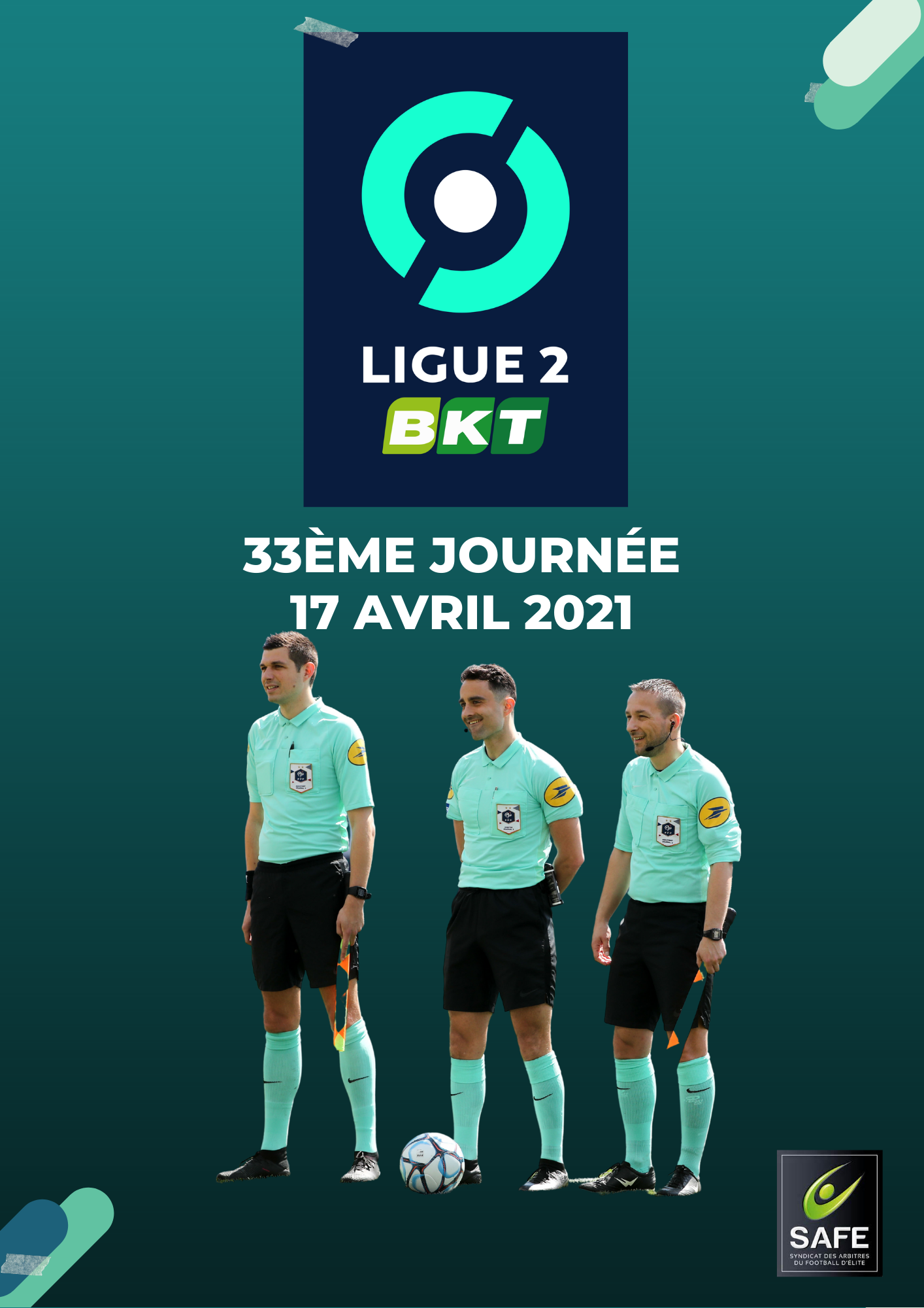 Désignations 33ème journée de Ligue 2